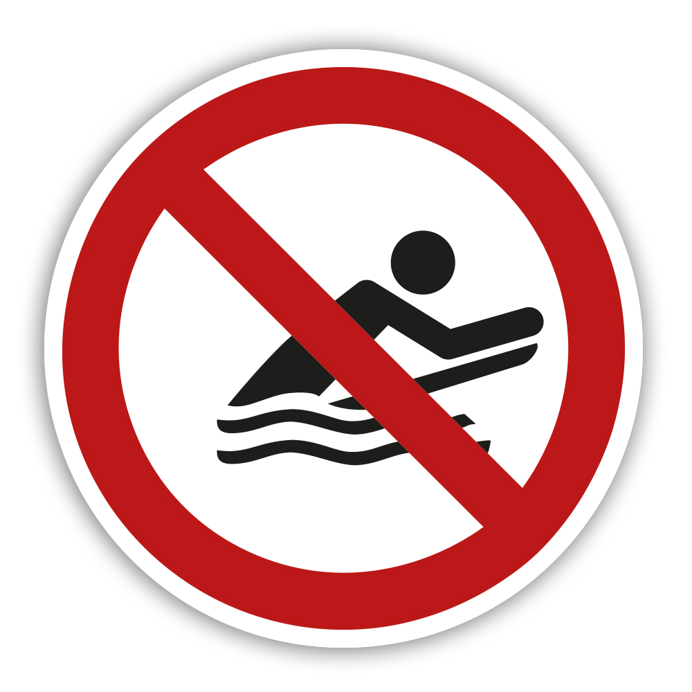 WSP016 Surfen Verboten
